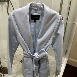 Banana Republic Soft Blue Trench Coat